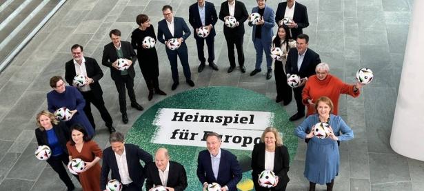 2024年【168体育】2024年欧洲杯倒计时100天 德国内阁成员举行倒计时启动仪式