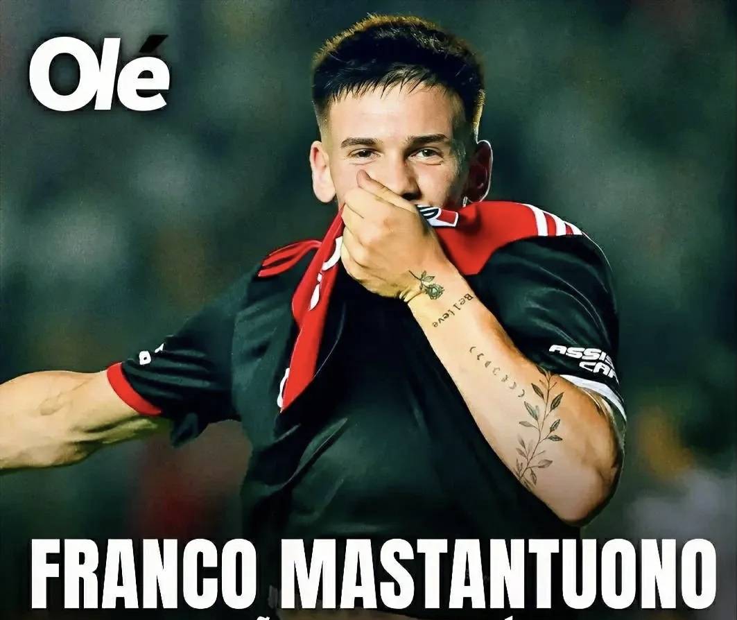 意甲-意甲媒体透露：米兰有意河床中场球员弗兰科·马斯坦托诺意甲，其解约金为4500万欧