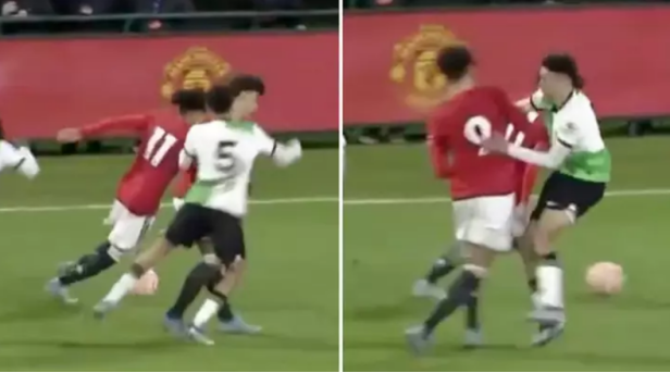 【168体育】年轻的利物浦球星尽管打了曼联球员的脸，却奇迹般地逃脱了红牌